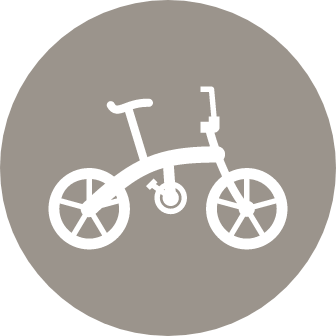 Save space in your apartment with our community bike and gear storage options
